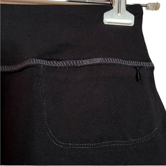 Athleta black tiered asymmetric hem skirt - Picture 9 of 10